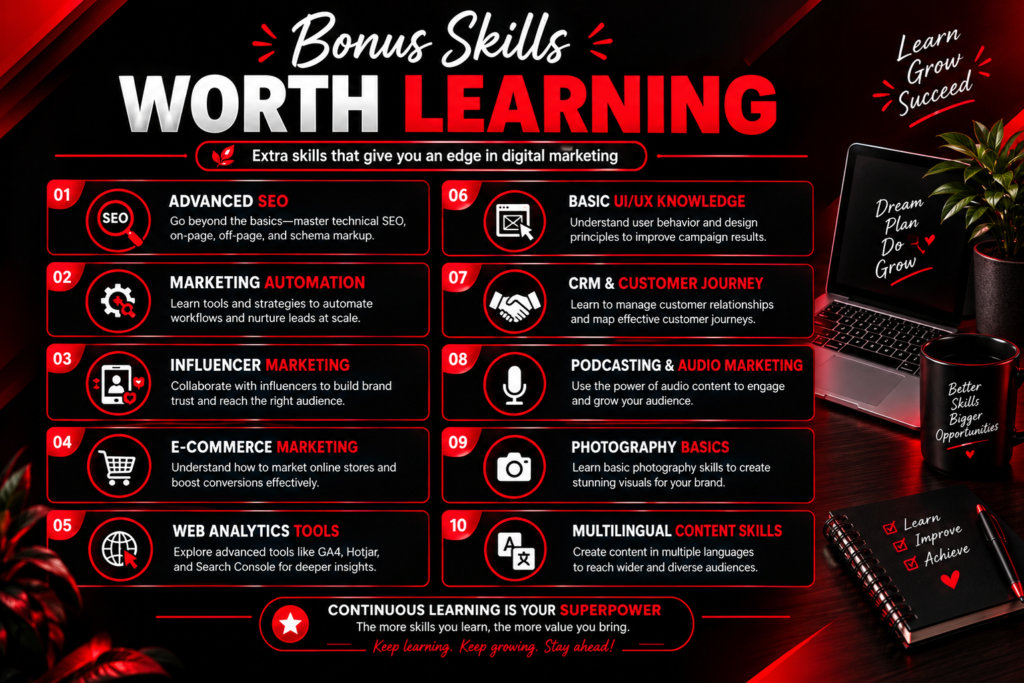 Top 10 Digital Marketing Skills Every Beginner Should Learn in 2026 Top 10 Digital Marketing Skills for Beginners 2026