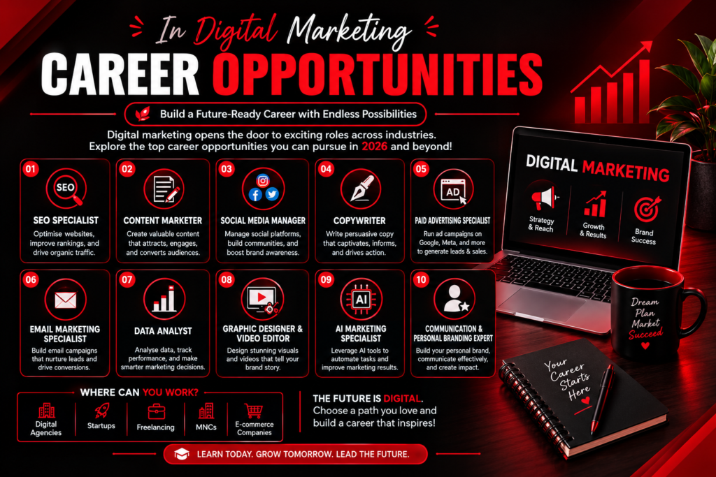 Top 10 Digital Marketing Skills Every Beginner Should Learn in 2026 Top 10 Digital Marketing Skills for Beginners 2026